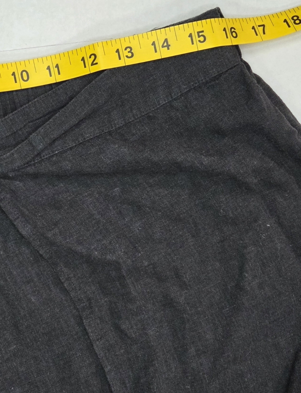 Patagonia Womens Garden Island Pants Size XL Gray Wrap Style Wide Leg - Picture 9 of 13